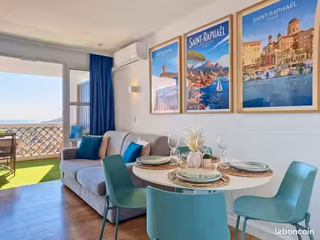 t2 meublé agay vue mer