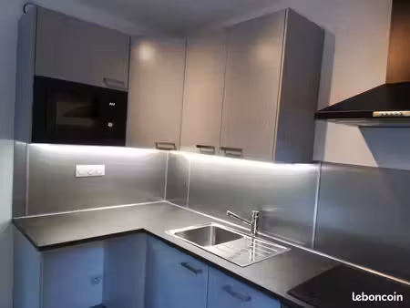 rouen chu f3 rénové à neuf 61m2- 2 parkings privés