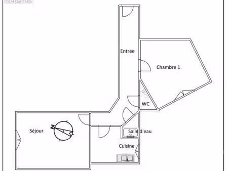 appartement 2 pièces 37 m²