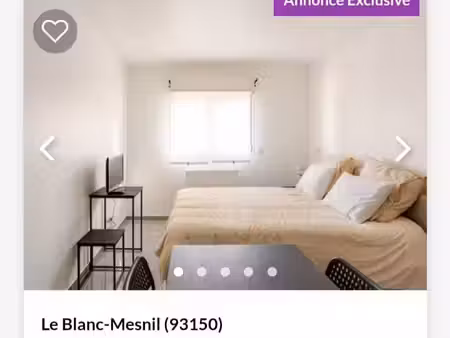 beau studio meublé dans immeuble récent - toutes charges comprises