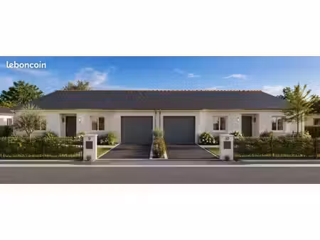 maison neuve de plain-pied avec garage