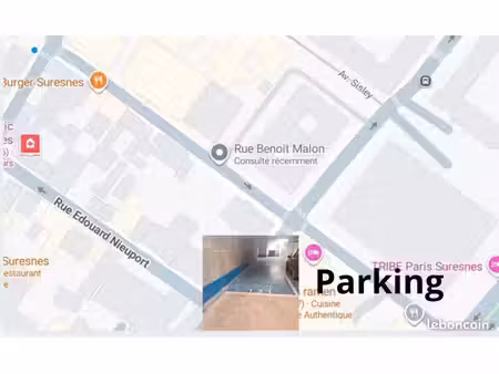 a vendre place de parking
