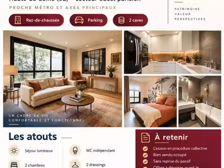 immeuble 90 m² neuilly sur seine