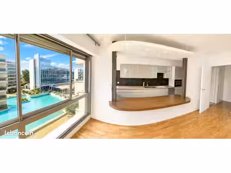 neuilly-sur-seine - île de la jatte : magnifique 3 pièces lumineux de 69m² avec vue dégagé