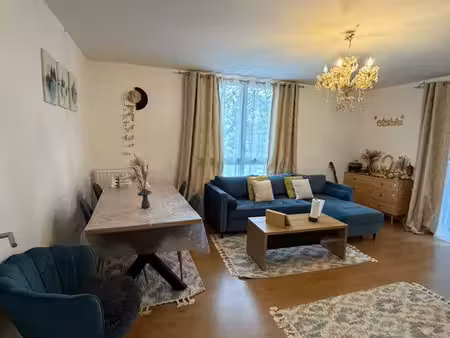 superbe appartement meublé avec 2 balcons  parking et résidence sécurisée – nanterre