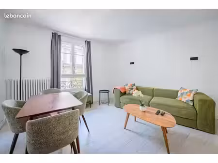neuilly-sur-seine (pont de neuilly) — appartement meublé 60 m² entièrement rénové — 2 cham