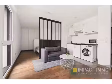 studio 29m² étage élevé immeuble récent