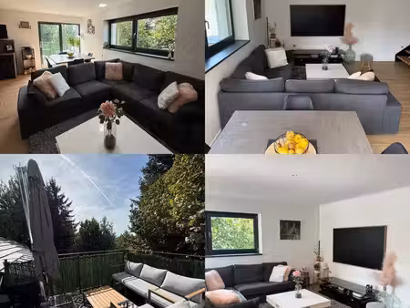 duplex en attique meublé de 125 m² avec terrasse – sauverny