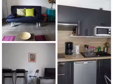 studio meublé avec coin nuit  balcon et parking à la ciotat