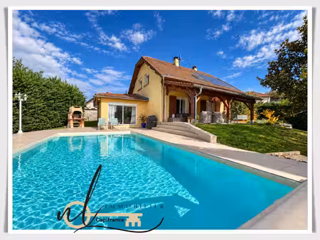 saint-chef (38)  maison à vendre 7 pièces – 150 m² habitables – 4 chambres – piscine – ter