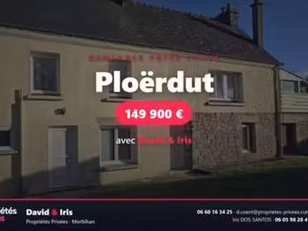 vente maison à ploërdut (56160) : à vendre / 94m² ploërdut