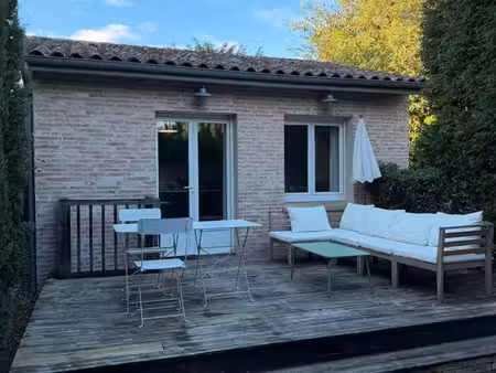 maison t2 meublée avec jardin et terrasse  au calme  près du tram d (calypso)  le bouscat