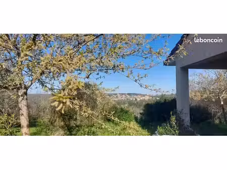 vue imprenable sur belvès – maison 145 m²  3 chambres  terrain 5000 m²  grande terrasse  g