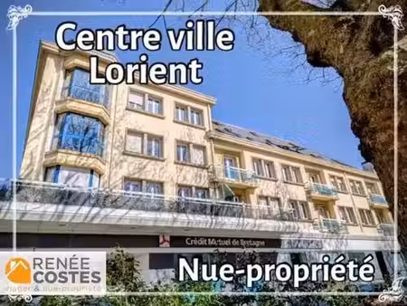 vente viager 4 pièces 89 m² à lorient (56100)  173 888 €