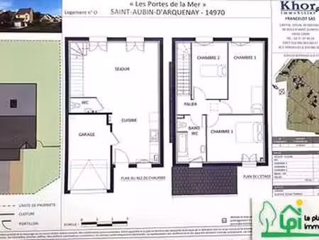 vente maison à saint-aubin-d'arquenay (14970) : à vendre / 81m² saint-aubin-d'arquenay