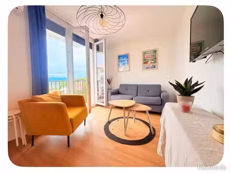 ? à louer – appartement meublé de 28 m² avec balcon – perpignan  moulin