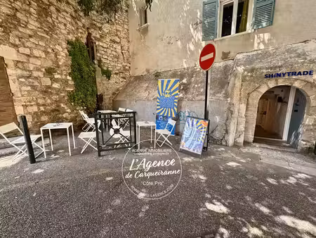 vente local commercial 3 pièces 24m2 hyères 83400 - 55000 € - surface privée
