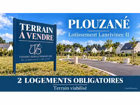 achat terrain 560m² plouzane 29280