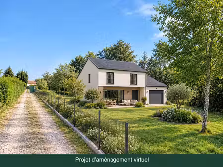 magnifique terrain constructible de 511 m² situé au cœur du village d'achères-la-forêt