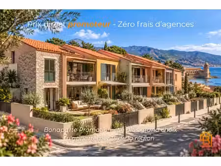 - collioure – maison t4 neuve déjà livrée à 100 m de la plage – jardin et double garage