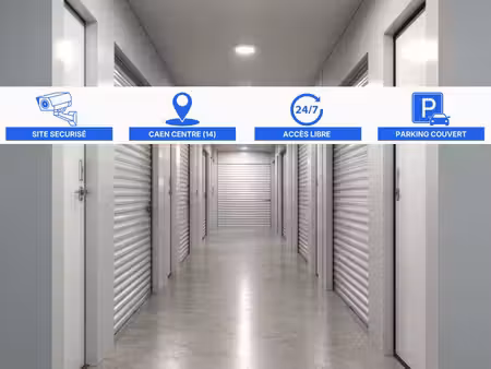 nouveau – box 3 m² sécurisé – caen centre – accès 24h/24