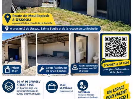 garage atelier usseau proche rocade