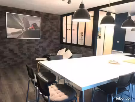 t2 meuble 48m² + terrasse + parking + cave