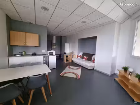 grand studio meublé 33 m² lumineux  sécurisé