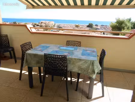 pavillon de plain-pied 4 pieces vue mer a 180° sans vis a vis