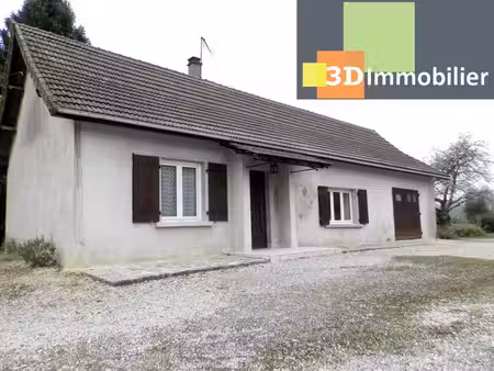 à vendre flacey en bresse (71580)  vends maison plain-pied 74.70 m²  terrain 3415 m²