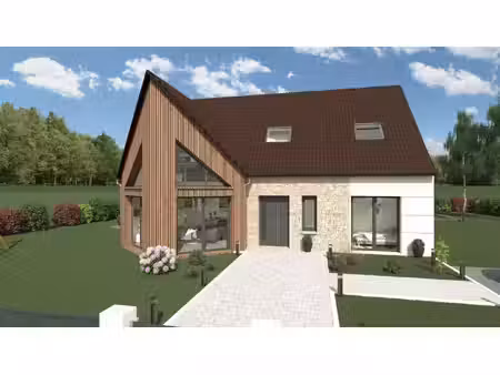 terrain avec maison neuf à vendre