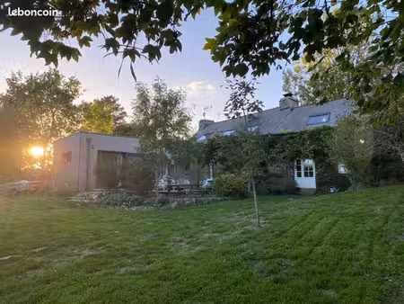 maison pierre et extension bois