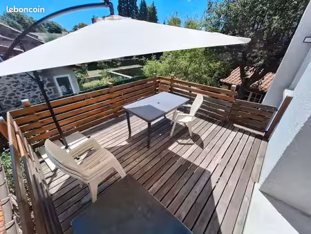 à louer – appartement avec jardin et terrasse en plein centre