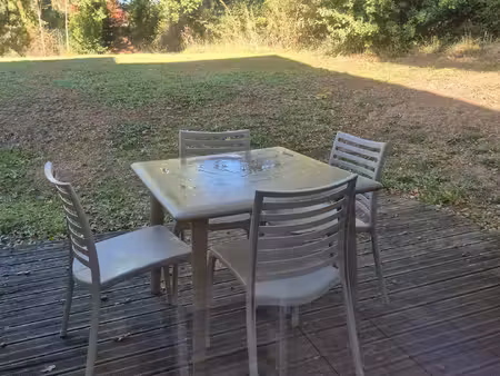 appartement 2 pièces meublé équipé rez de jardin  dans un domaine verdoyant