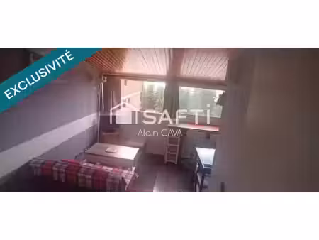appartement de 17m² au 3e étage avec ascenseur et casiers à ski