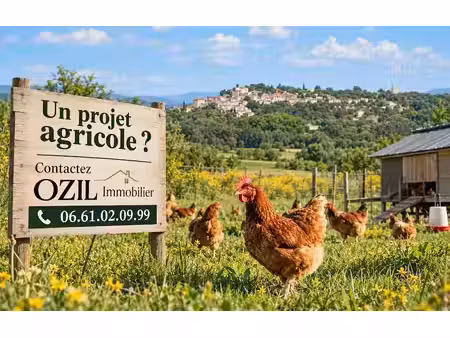 vente terrain 12321 m² à vezenobres (30360)  198 000 €