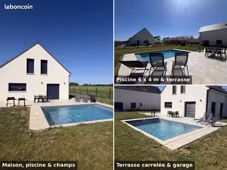 maison contemporaine 130 m² · dpe a · piscine · gare à pied · aiserey