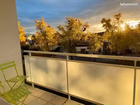 t3 meublé 45m2 avec cave et balcon- bail mobilité 5 à 10 mois-