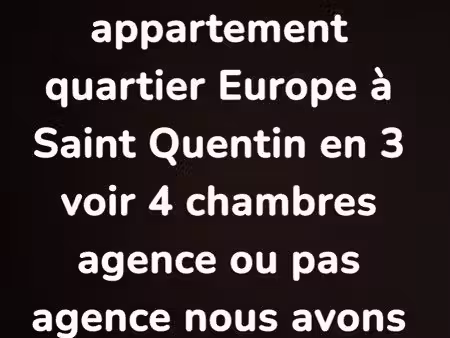 appartement 3/4 chambre