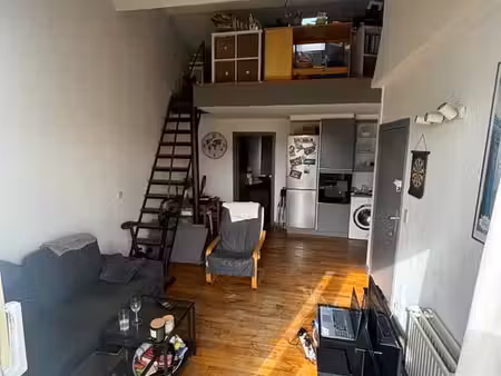 appartement 1 ch. à ixelles - charme et mezzanine