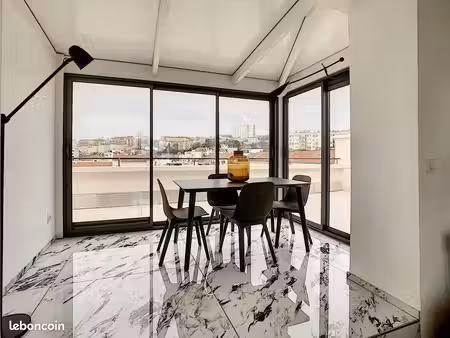superbe 2p meublé 52m² avec terrasse 30m²