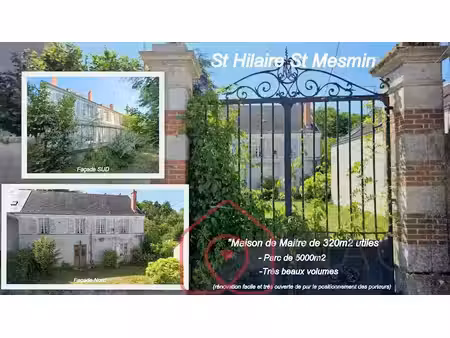 vente maison 9 pièces 300 m² à saint-hilaire-saint-mesmin (45160)  456 000 €