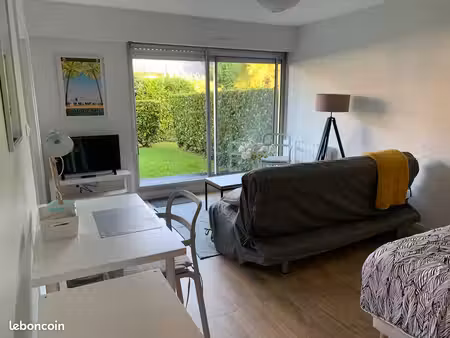 meublé 32 m2 avec parking et jardin privatif- bois guillaume centre