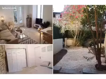 charmant rez de jardin au calme
