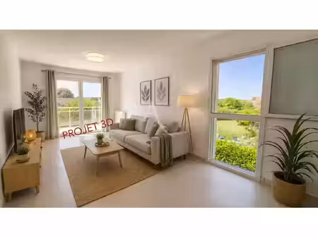 poey-de-lescar  appartement t3 de 60 m² avec balcon  diags c  garage fermé et parking