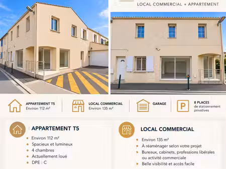 vente boutique/local commercial 242 m²