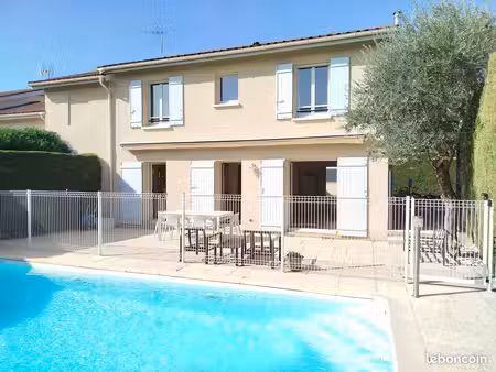 chazay-d'azergues – maison 115 m² – 4 chambres – piscine – à 400m du centre