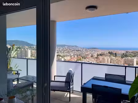 appartement 2 pièces avec une splendide vue mer