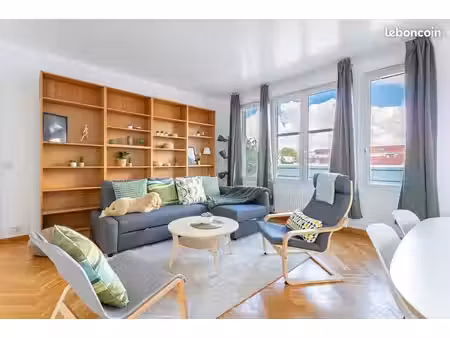 bail mobilité — grand appartement meublé 119m² avec terrasse  vue paris/la défense — saint
