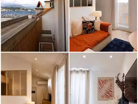 appartement meublé 32 m² avec balcon – 800 cc  internet inclus